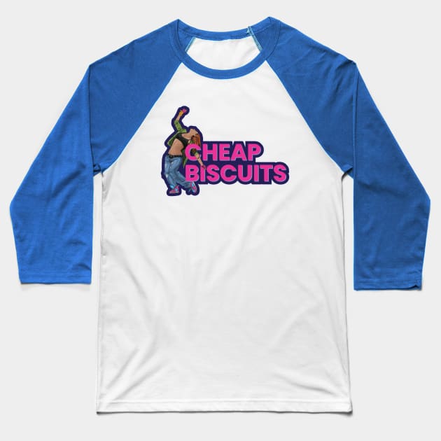 Cheap Biscuits Baseball T-Shirt by TommyArtDesign